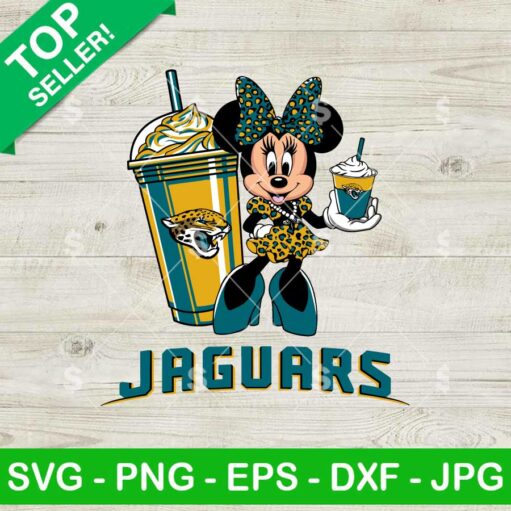 Jacksonville Jaguars Minnie Coffee SVG