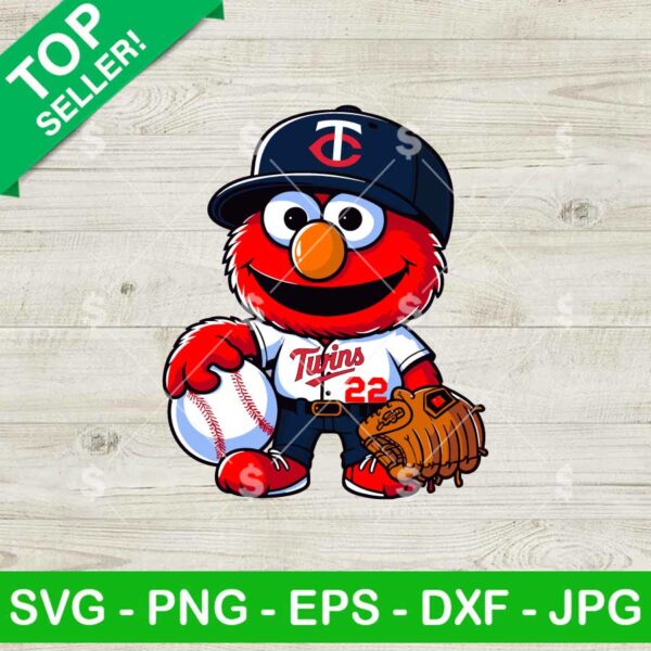Sesame Street Minnesota Twins SVG