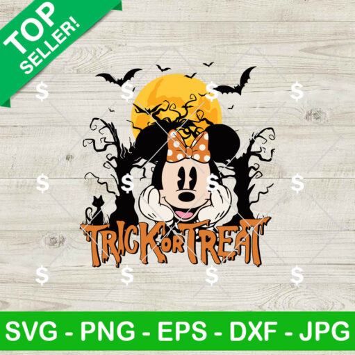 Minnie Trick Or Treat SVG