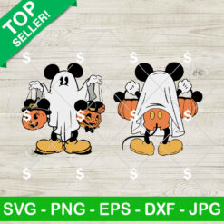 Mickey Mouse Ghost Halloween SVG