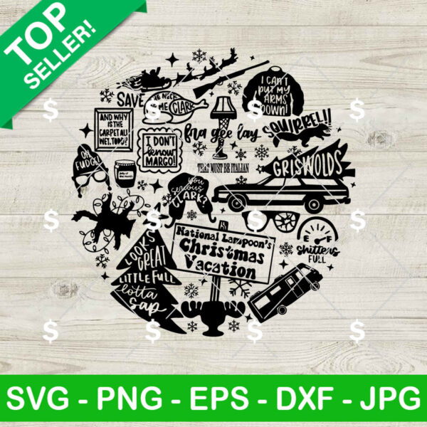 National Lampoon's Christmas Movie SVG, Christmas Vacation SVG, Christmas Movie SVG