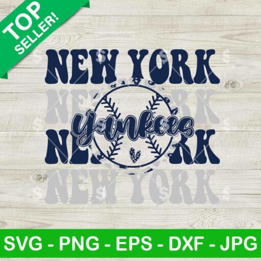 New York Baseball Yankees Baseball SVG