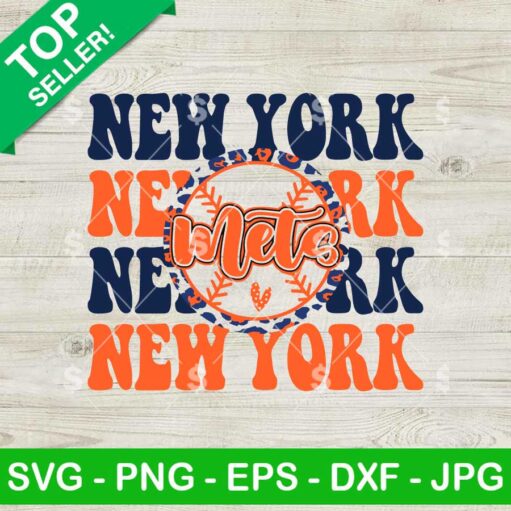 New York Mets Baseball SVG