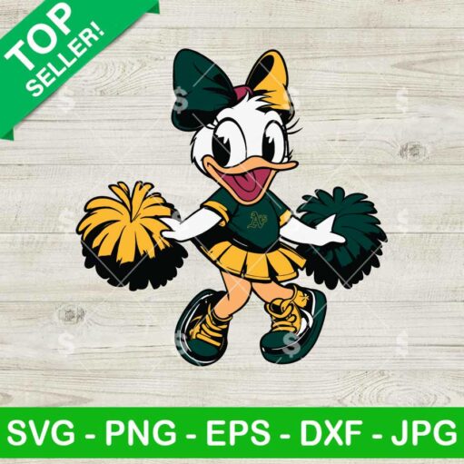 Daisy Duck Oakland Athletics SVG