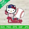 Hello Kitty Philadelphia Phillies SVG