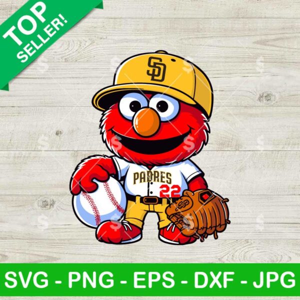 Sesame Street San Diego Padres SVG