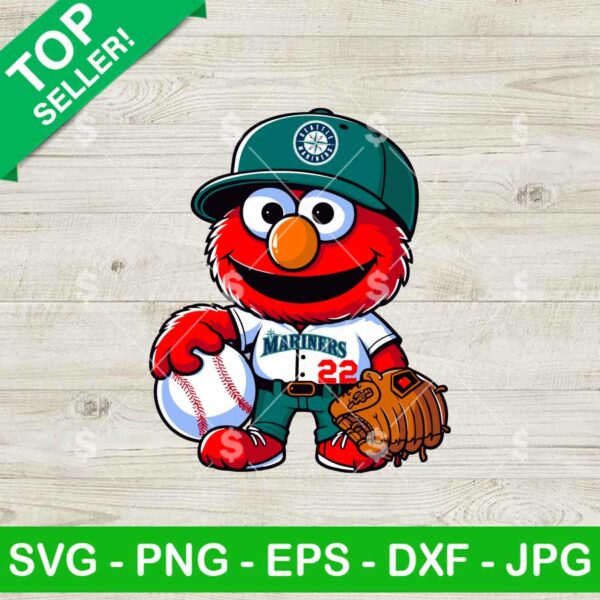 Seattle Mariners Sesame Street SVG