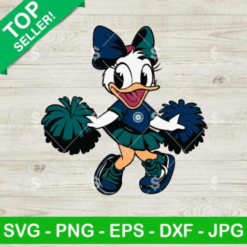 Daisy Duck Seattle Mariners Baseball SVG