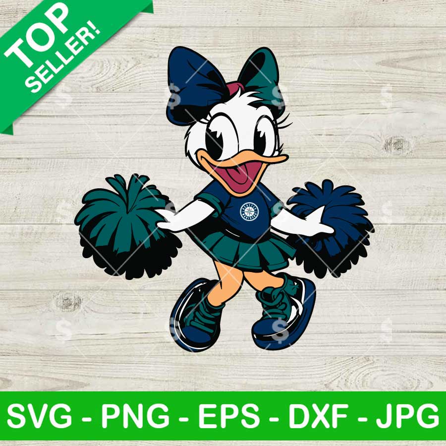 Daisy Duck Seattle Mariners Baseball SVG