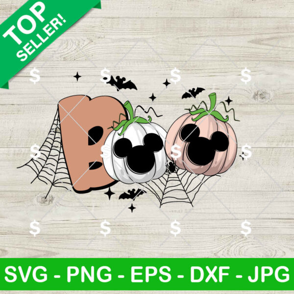 Disney Mouse Boo Spider Web SVG