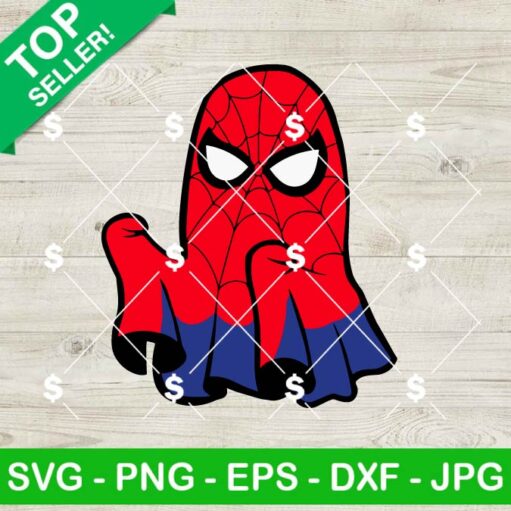 Spiderman Ghost Halloween SVG