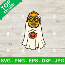 Star Wars C3po Ghost Halloween SVG