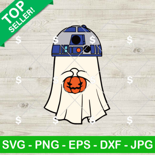 Star Wars R2D2 Ghost SVG