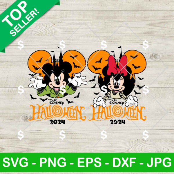Mickey Minnie Disney Trick Or Treat SVG, Disney Halloween SVG, Spooky Disney SVG