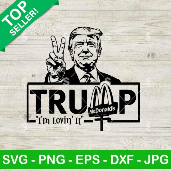 Trump Mcdonalds SVG
