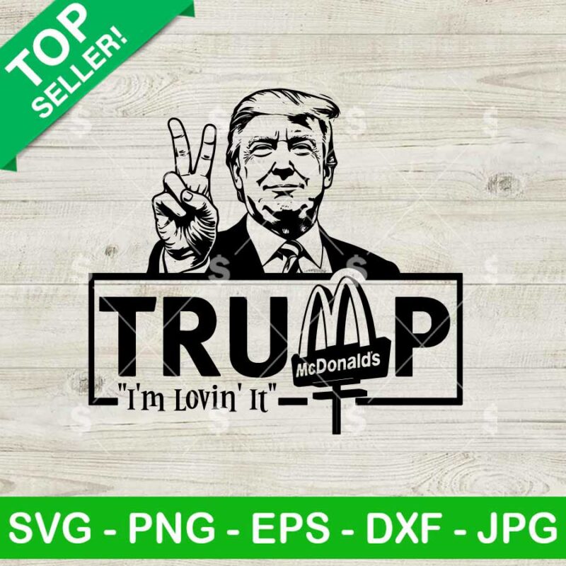 Trump Mcdonalds SVG