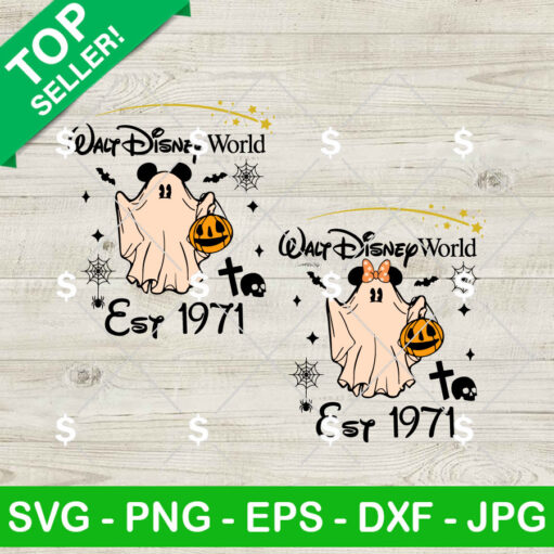 Walt Disney World 1971 Halloween SVG