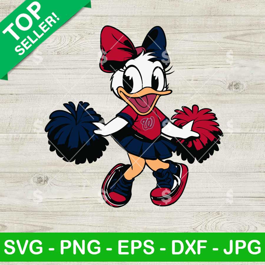 Daisy Duck Washington Nationals Baseball SVG