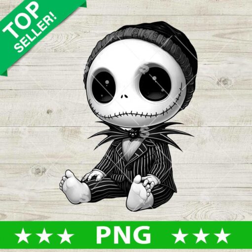 Baby Jack Skellington Halloween PNG