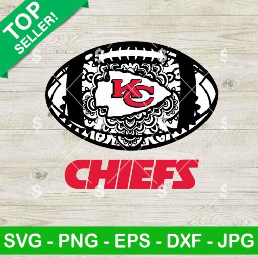 KC Chiefs Football Mandala SVG