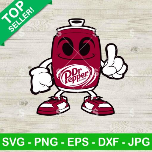 Dr Pepper Bottle SVG