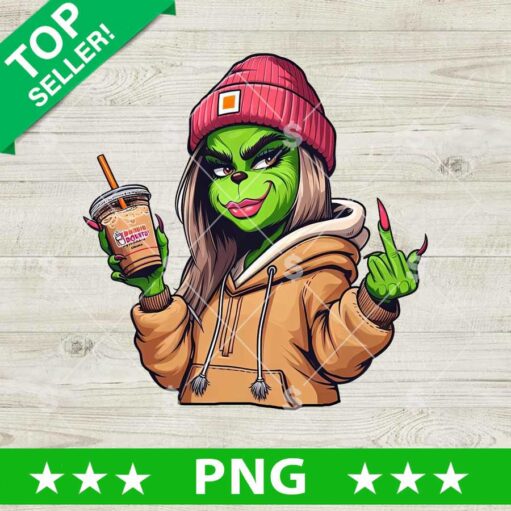 Woman Grinch Fuck Hand PNG