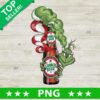 Grinch Christmas Beer Bottle PNG