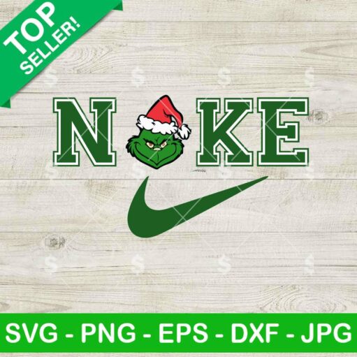 Grinch Nike Logo SVG