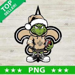 Grinch New Orleans Saints Football PNG