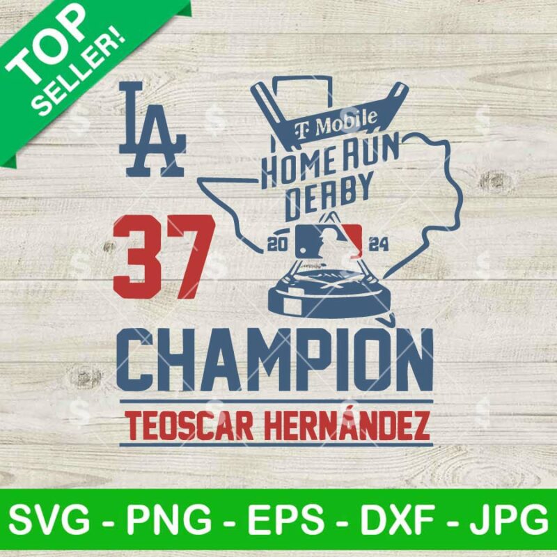 LA Champion TeoScar Heznandez SVG, Dodgers Champion SVG, LA Dodgers SVG PNG