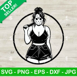 Jason Voorhees Chubby Girl SVG
