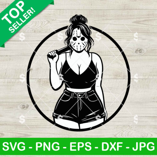 Jason Voorhees Chubby Girl SVG