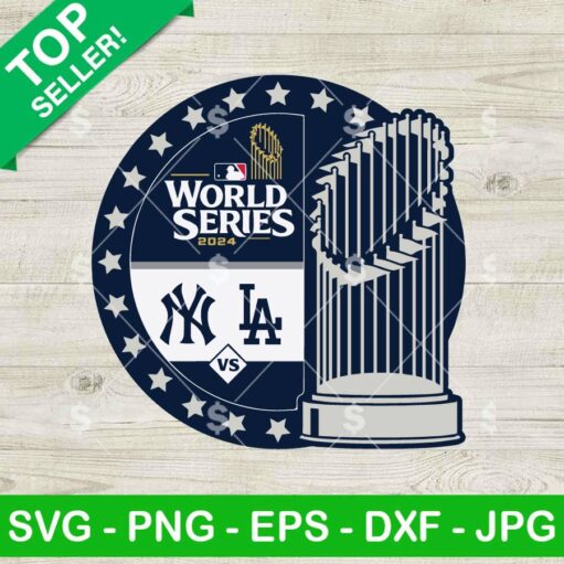 World Series Yankees Dodgers SVG