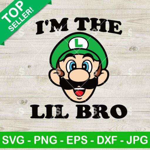 I'm The Lil Bro Luigi SVG