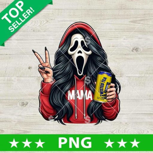 Ghostface Mama Drink Twisted Tea PNG