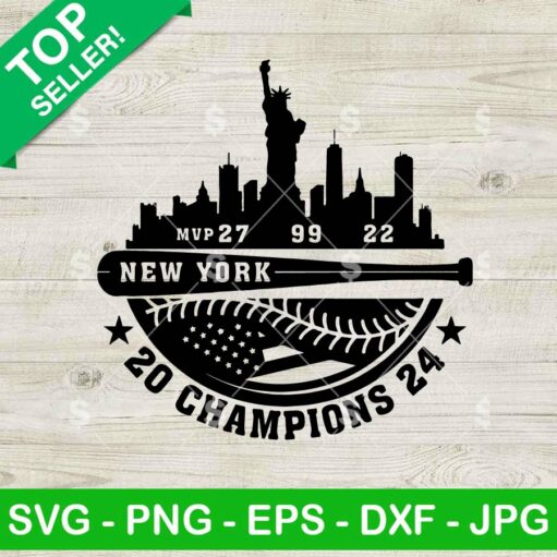 New York Champions 2024 SVG