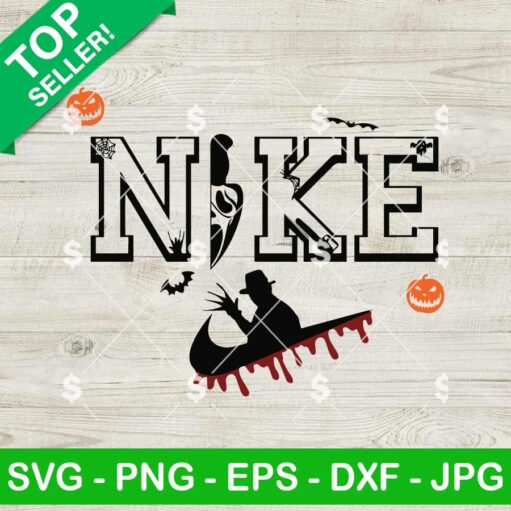 Nike Horror Freddy Krueger SVG