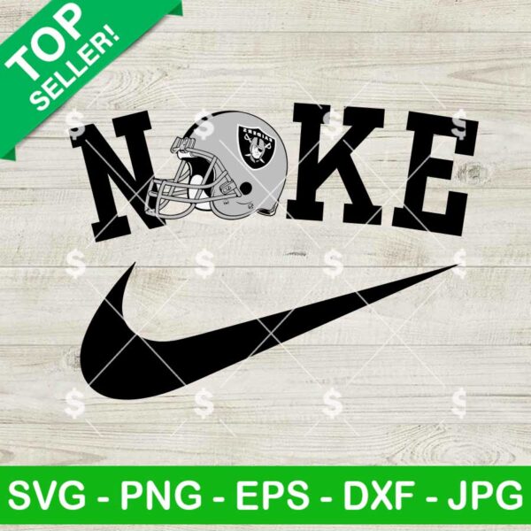 Las Vegas Raiders Nike Logo SVG, Las Vegas Raiders NFL SVG, Nike Logo NFL SVG PNG
