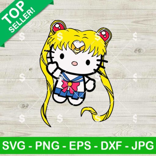 Hello Kitty Sailor Moon SVG