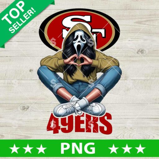 Ghostface Woman SF 49ers PNG