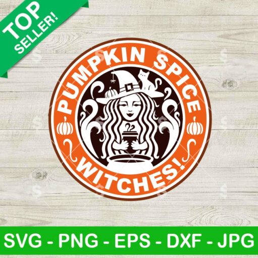 Pumpkin Spice Witches Coffee SVG