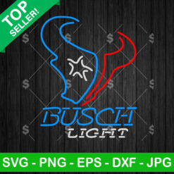 Houston Texans Busch Light Neon Logo SVG