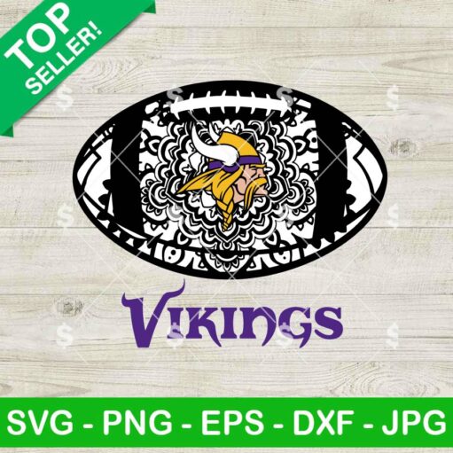 Minnesota Vikings Football Mandala SVG