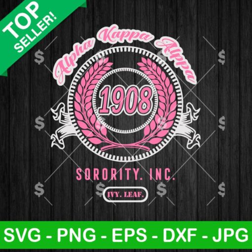 Alpha Kappa Alpha 1908 Sorority SVG