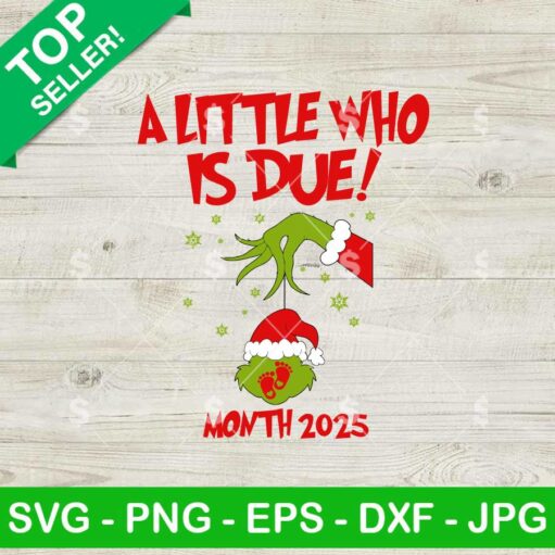 Grinchmas Pregnancy Announcement SVG