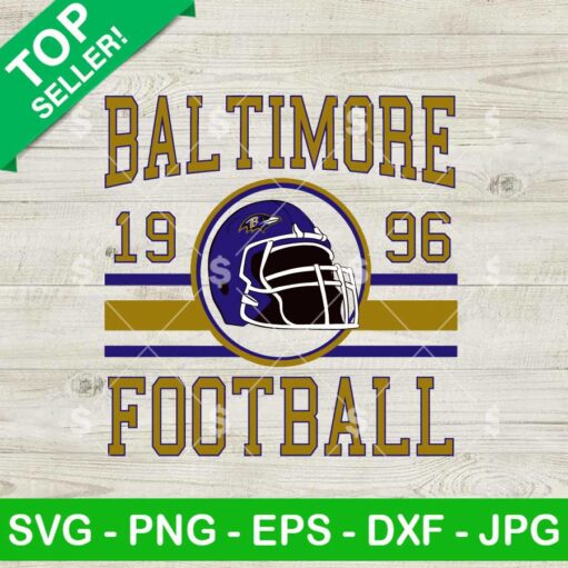 Baltimore Ravens Football SVG