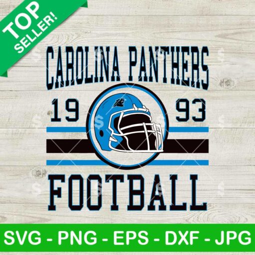 Carolina Panthers Football SVG