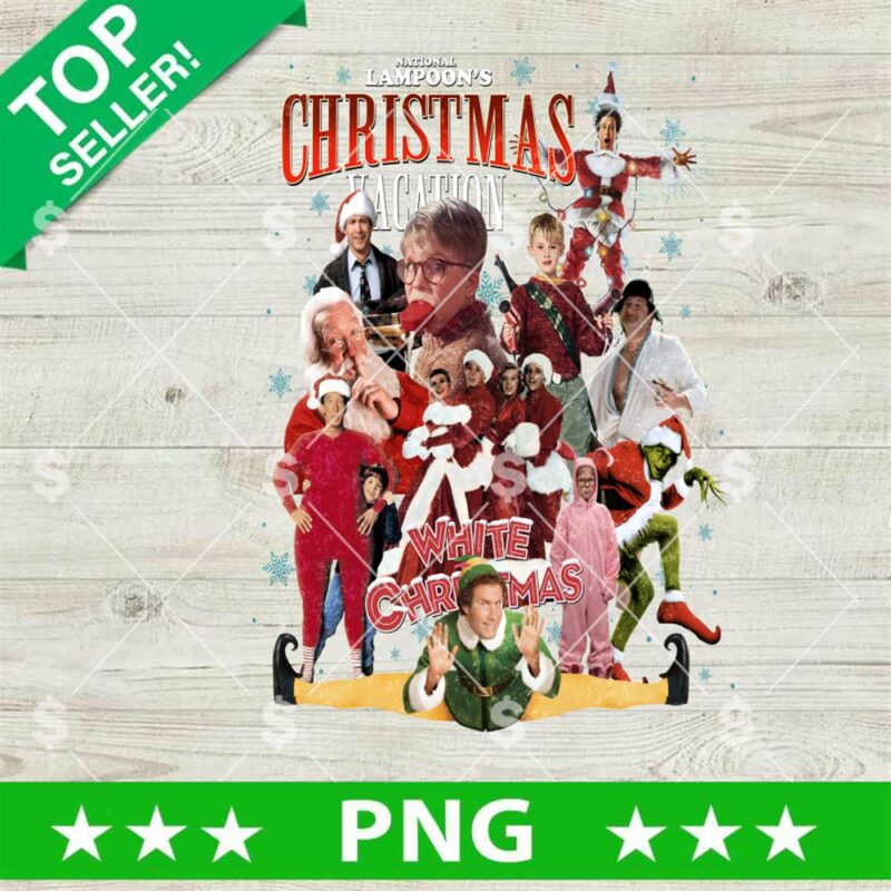Christmas Movie 90s Characters PNG