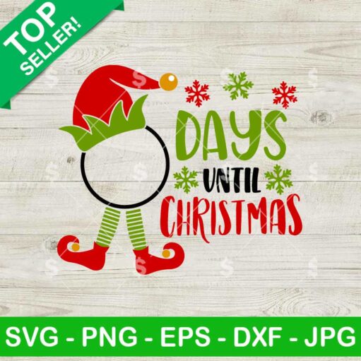 Days Til Grinchmas Elf SVG