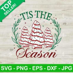 Debbie Tis The Season SVG, Christmas Tree Cake SVG, Little Debbie Christmas Tree Cake SVG